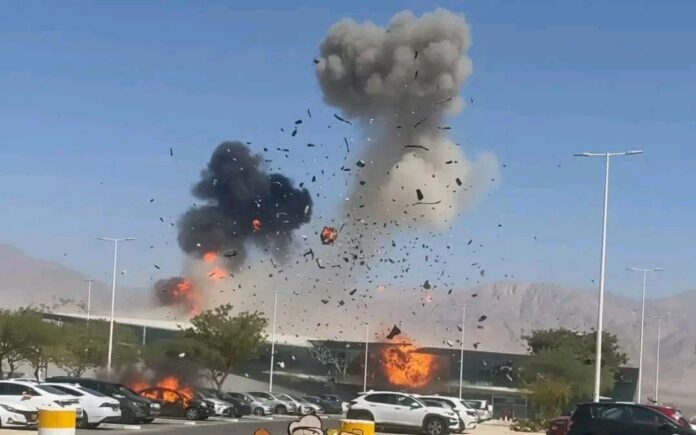 هجوم يمني جديد.. اليمن يستقبل “وزير الخارجية الأمريكي” للأراضي المحتلة بصواريخ ومسيرات